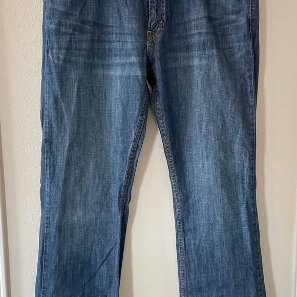 Levi’s 527 Men’s Bootcut Blue Denim Jeans Sz 36 X 32 - Picture 1 of 2